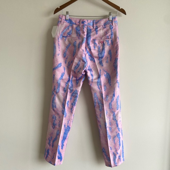 3.1 Philip Lim Silk Jacquard Geode Pants - Picture 2 of 6